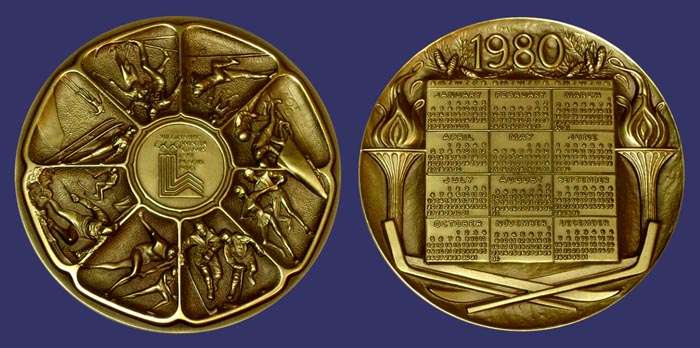 1980, Medallic Art Company, Olympics
