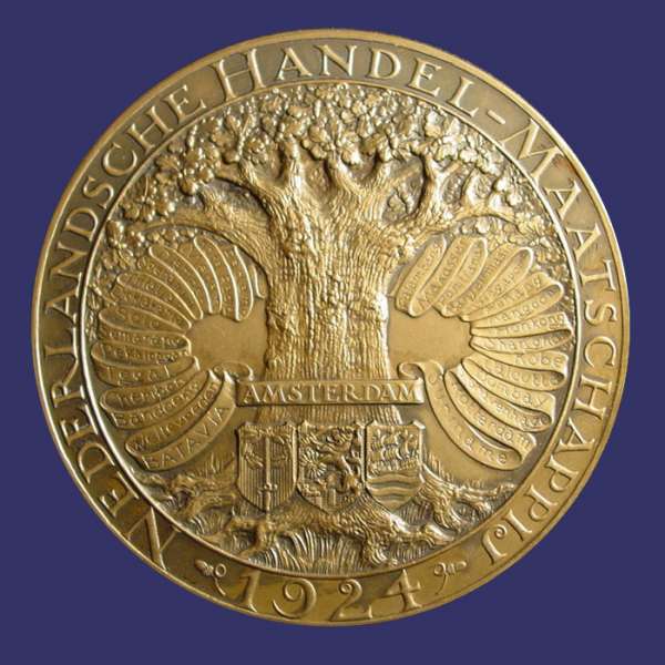 Amsterdam Trade Society, One Hundred Year Jubilee, 1924, Obverse
[b]From the collection of John Birks[/b]
Keywords: sold