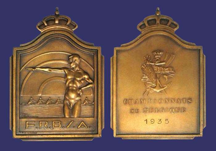 Rowing Medal, Awarded 1935
