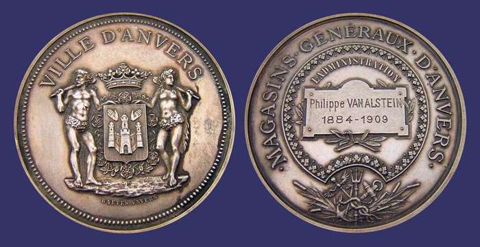 Ville d'Anvers, Awarded 1909
