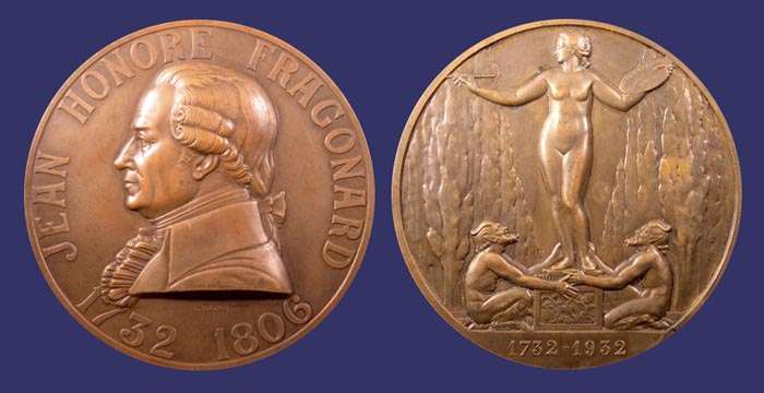 Jean Honore Fragonard (1732-1806), French Artist, 1932
