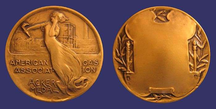 American Gas Association Acker Medal
Medallic Art Company Medal
