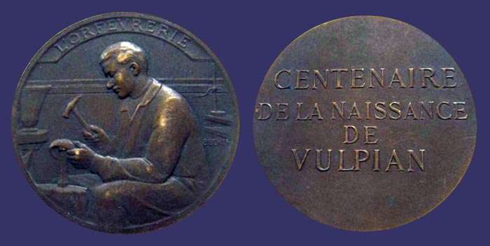 Centenaire de la Naissance de Vulpian, 1937
Centenary of the Brith of Vulpian
