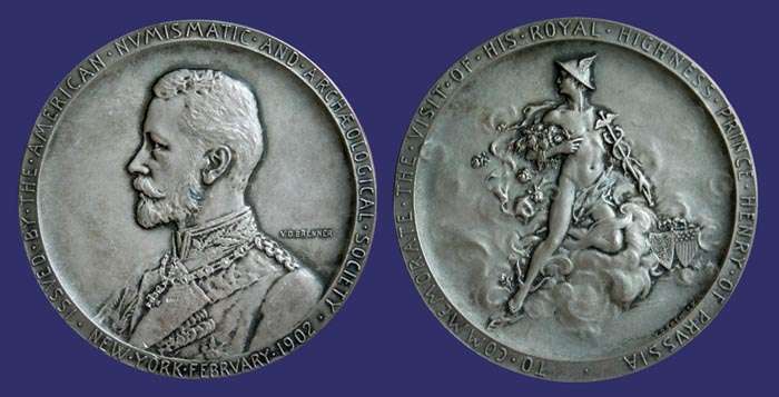 American Numismatic and Archaeological Society, 1902
Keywords: Victor David Brenner