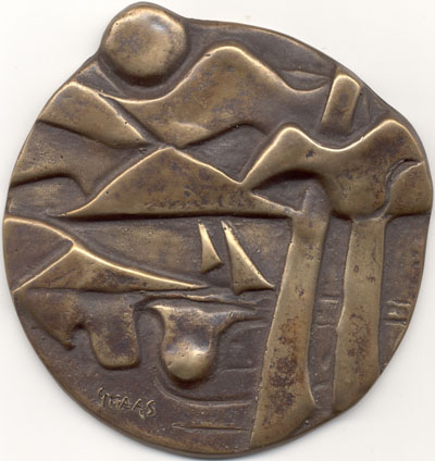 Canada
Cast Bronze, 105 x 103 x 5 mm, Uniface
Open Edition
