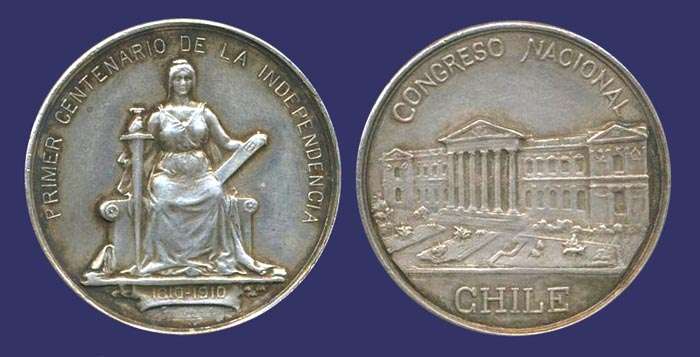 Centenary of the Independence of Chile, 1910
