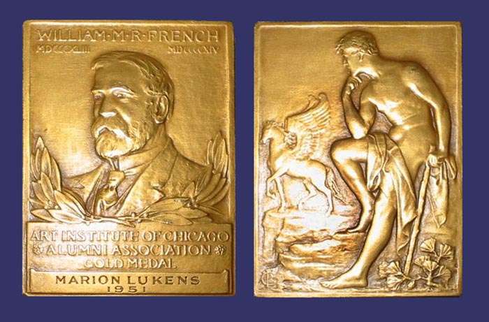 William M. R. French, Art Institute of Chicago Alumni Association Gold Medal, 1914
