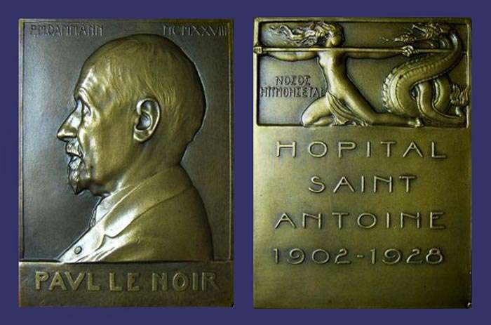 Paul Le Noir - Hopital Saint Antoine, 1928
Keywords: art_deco_page medical dragon