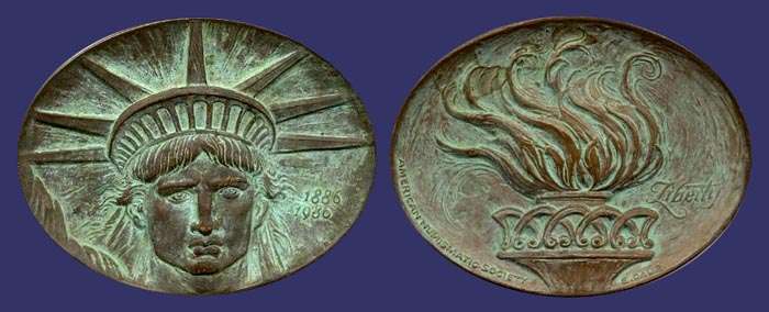 Statue of Liberty, American Numismatic Association, 1986
Keywords: john_wanted