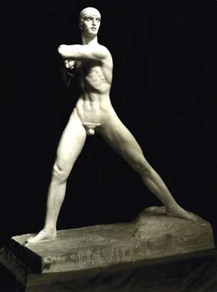 David, 1925
Marble

