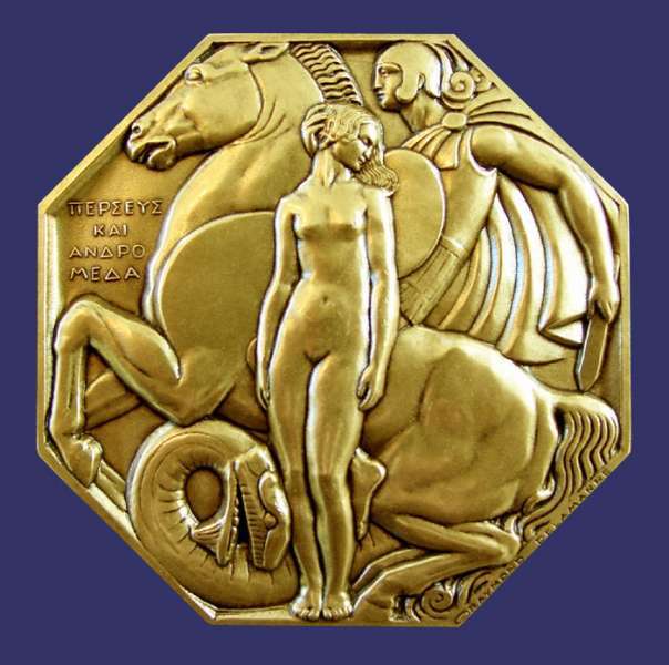 Perseus and Medusa
[b]From th collection of John Bir[/b]ks
Keywords: nude female art_deco_medal horse dragon