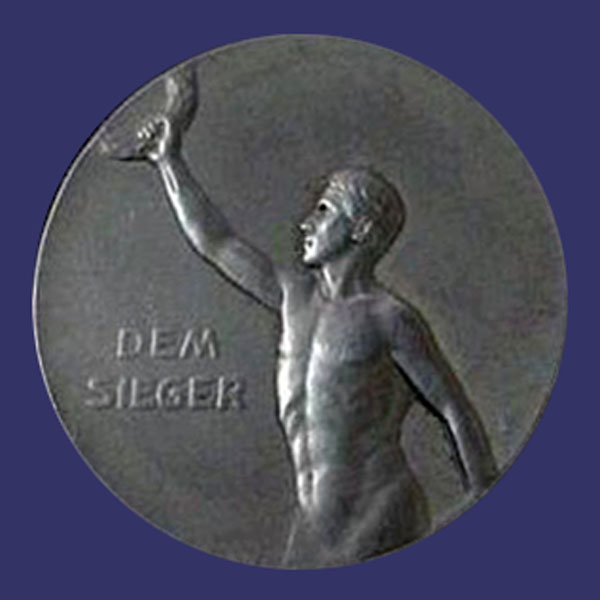 German Athletic Medal, Dem Sieger (The Winner)
Keywords: gay nude male