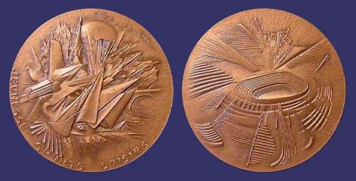 Jeunesse Sports Loisies, Sports Medal, 1970
[b]From the collection of Mark Kaiser[/b]
