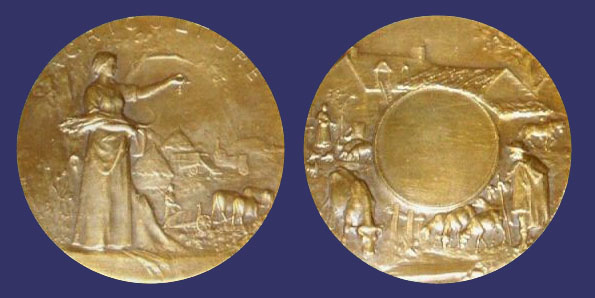 French Agriculture Award Medal
From the collection of Mark Kaiser
Keywords: art nouveau