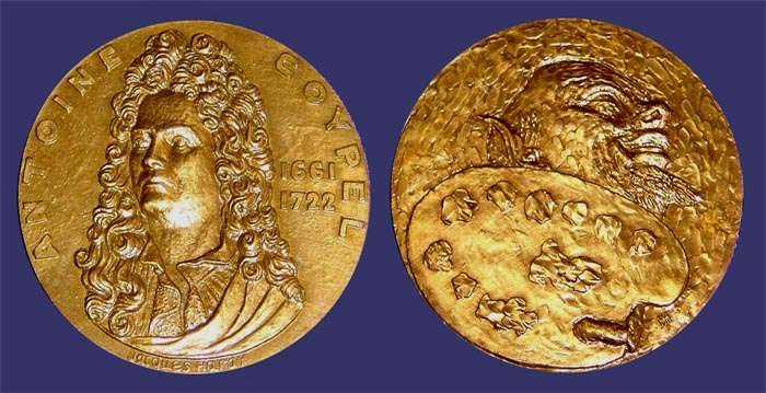 Antoine Coypel Commemorative Medal, 1967
[b]From the collection of Mark Kaiser[/b]
