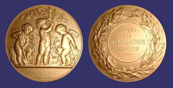 Horticulture, Gardening Medal
[b]From the collection of Mark Kaiser[/b]
Keywords: art nouveau