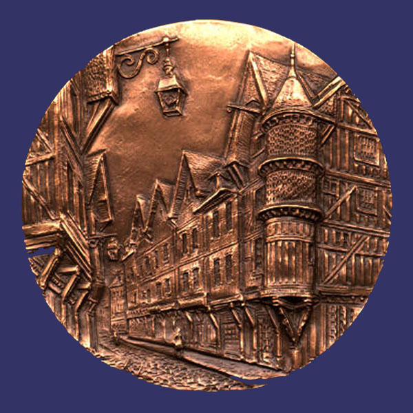 Ville du Troyes and Cathedral, 1982, Obverse
From the collection of Mark Kaiser
Keywords: contemporary modern