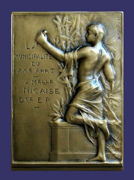 Kautsch, Henrich, The Engraver, ca. 1917, Obverse
Bronze, 69 x 48 mm, 86 g
Keywords: male nude Kautsch gay birks_nude_male
