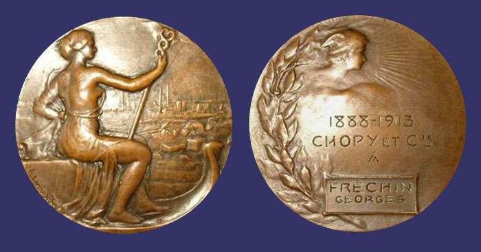 Maritime Award Medal, 1913
From the collection of Mark Kaiser
Keywords: art deco