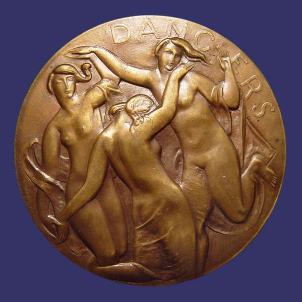Society of Medalists No. 65, 1962, Dancers/Bathers, Obverse
From the collection of Mark Kaiser
