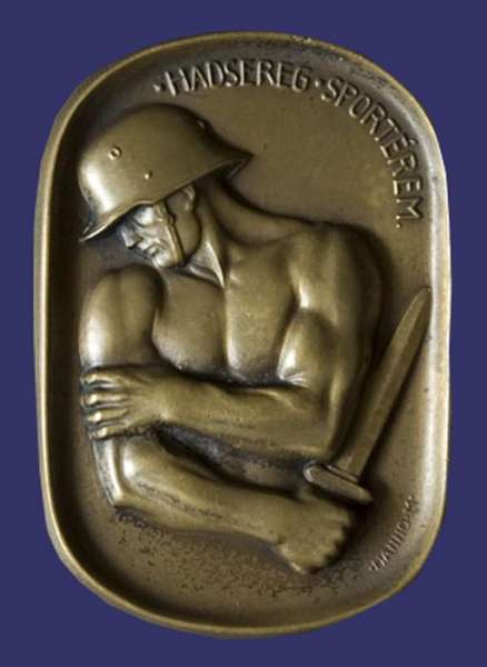 Hadsereg Sporterm, Hungarian Military Medal, Uniface, 1920s
Keywords: gay nude male military