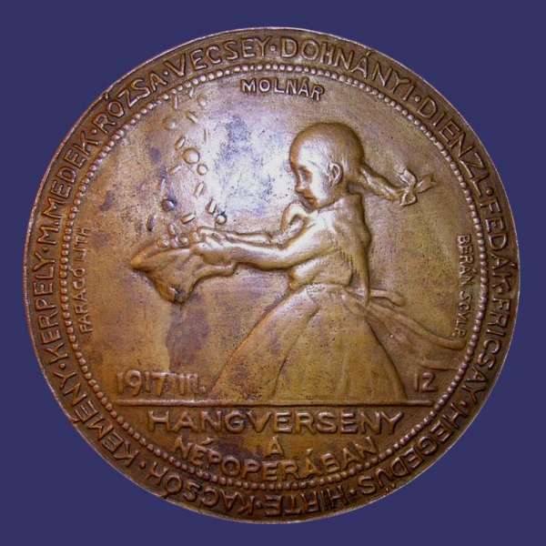 WWI Hungarian Orphans Fundraising Medallion, 1917
[b]From the collection of Mark Kaiser[/b]
