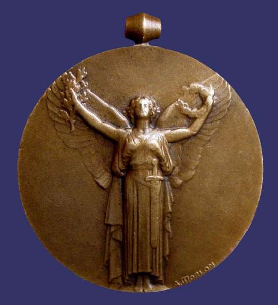 Morlon, Pierre-Alexandre, World War I Victory Medal, Obverse
Bronze, 35 mm, 20 g
