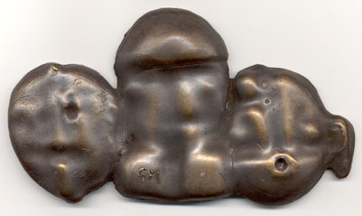 Mysterious Ancestors
Cast Bronze 78 x 140 x 12 mm, Uniface
Limited Edition of 24
