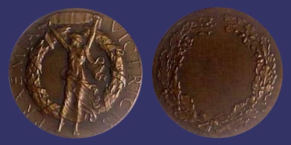 Praemia Victricis, Sports Victory Medal
[b]From the collection of Mark Kaiser[/b]

Undated; possibly by Francis or John R. Pinches
