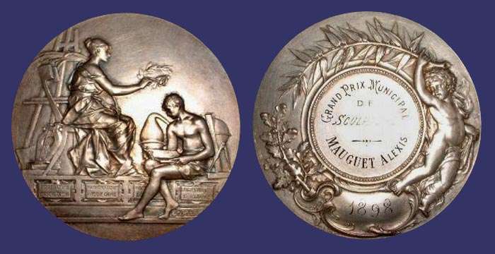 Goddess of Arts & Sciences Award Medal, 1898
[b]From the collection of Mark Kaiser[/b]
