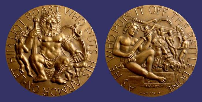 David and Goliath, Society of Medalists No. 64, 1961
[b]From the collection of John Birks[/b]
