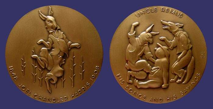 Society of Medalists Issue No. 81, Uncle Remus - Brer Rabbit, 1970
[b]From the collection of John Birks[/b]
