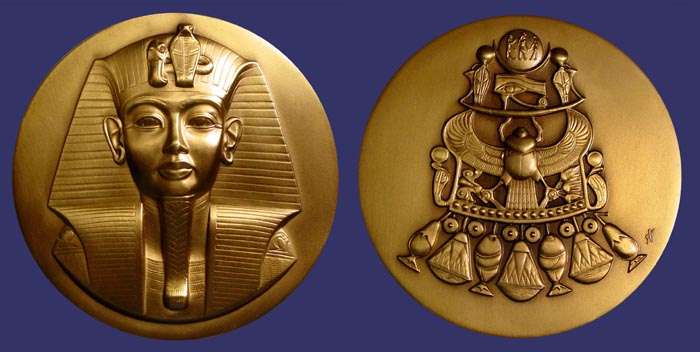 Society of Medalists Issue No. 96, Tutankhamun, 1977
[b]From the collection of John Birks[/b]
