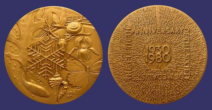 Society of Medalists 50th Anniversary Medal, 1980
[b]From the collection of John Birks[/b]
