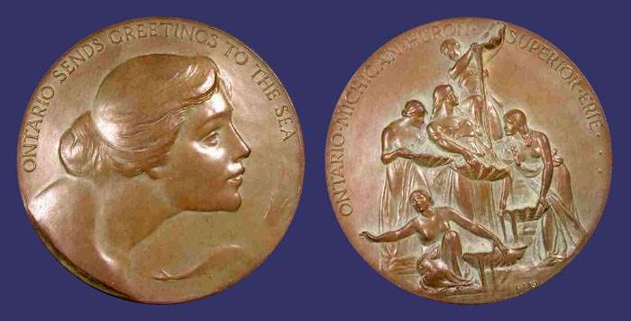 Great Lakes - Five Maidens, Society of Medalists Issue No. 11, 1935
[b]From the collection of Mark Kaiser[/b]
