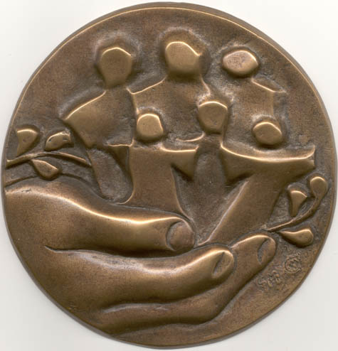 Terra Vita
Cast Bronze, 123 x 123 x 5 mm, Uniface
Limited Edition of 24
