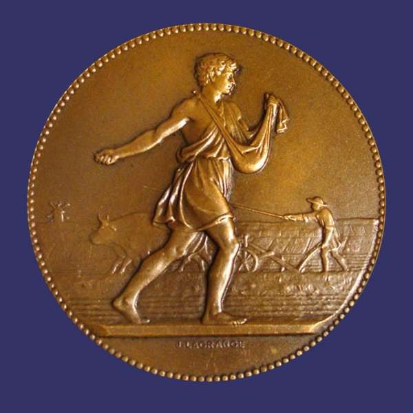 Lagrange, Jean, The Sower, French Ministry of Agriculture, Obverse
Jean Lagrange (1831-1896)
Keywords: Art Nouveau
