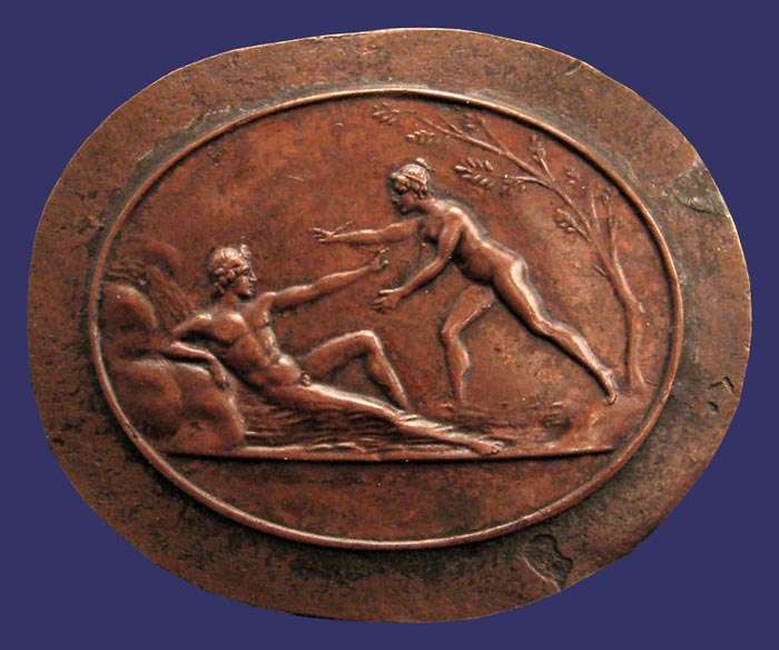 Italian Cast Bronze Medal, Uniface
