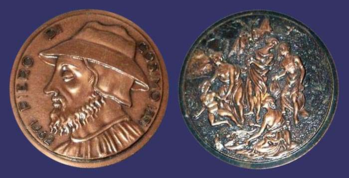 Piero de Cosimo, Commemorative Medal, 1985
[b]From the collection of Mark Kaiser[/b]

