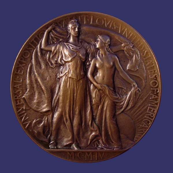 Louisiana Purchase Universal Exposition, St. Louis, Bronze Medal, 1904, Obverse
[b]From the collection of John Birks[/b]
