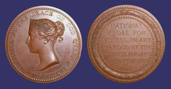 Queen Victoria - National Prize Medal for Art and Science, 1896
[b]From the collection of Mark Kaiser[/b]

Medal orginally designed in 1856
