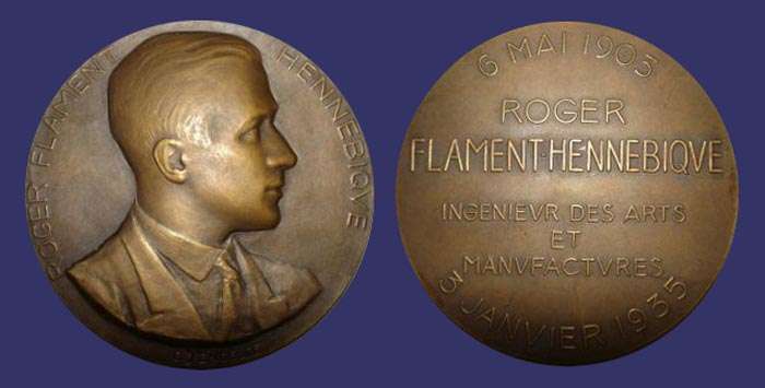 Roger Flament-Hennebique, 1935
