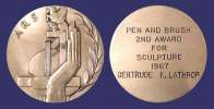 Chambellan_Rene_Award_Medal_Awarded_to_Gertrude_K_Lathrop_in_1967.jpg