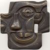 Faces, Cast Bronze, 105 x 102 x 9 mm, Edition of 24.jpg