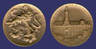 Harcuba, J., Czechoslovak Numismatic Medal, 1987-combo.jpg