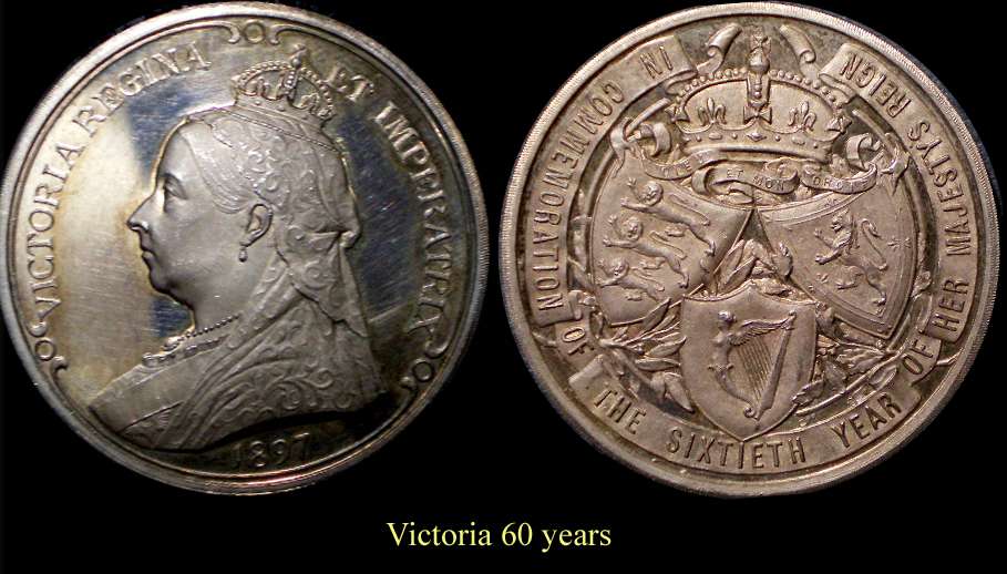 1964 Restrike 
John Pinches of London restrike using Original dies for inclusion in the Reign Of Monarchs sets
