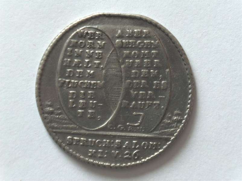 Medal glodowy Slaski 1772
