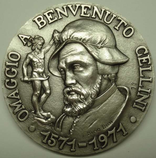 DI SAN MARINO CELLINI 1571-1971, Silver.  
