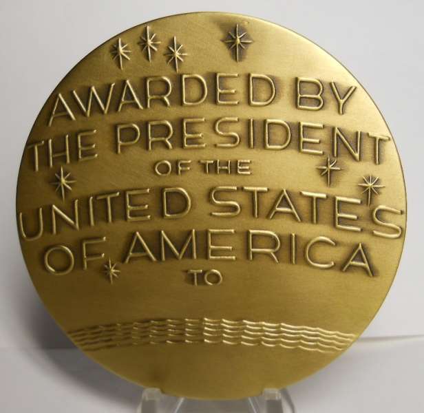 NATIONAL MEDAL OF SCIENCE
AWARD BY THE PRESIDENT OF THE UNITED STATES OF AMERICA

