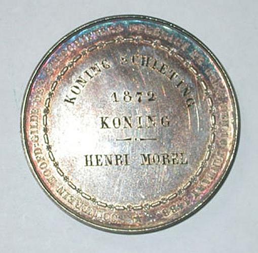 Prijspenning_koningsschieting_Sint-Antoniusgilde_aan_Henri_Morel,_1872_(nr_377).JPG
